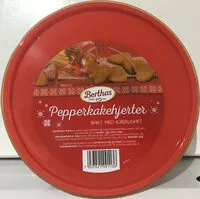 Mängden socker i Pepperkakehjerter