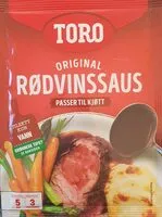 Mängden socker i Rødvinssaus