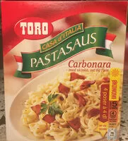 Mängden socker i Pastasaus Carbonara