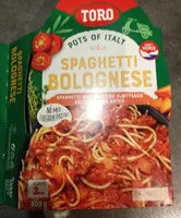 Mängden socker i Spaghetti Bolognese