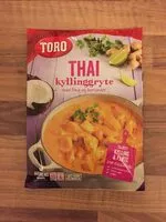 Mängden socker i Thai kyllinggryte