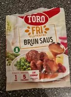 Mängden socker i Glutenfri Brun Saus