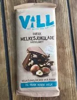 Mängden socker i Mørk Melkesjokolade Hasselnøtt