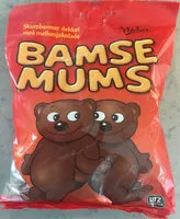 Mängden socker i Bamsemums