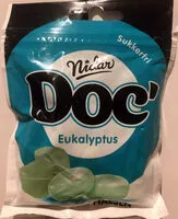 Mängden socker i Eukalyptus Drops