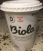 Mängden socker i Biola Yoghurt med mild smak