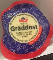 Mängden socker i Gräddost
