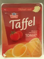 Mängden socker i Skivet ost med smak av tomat