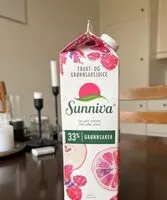 Mängden socker i Sunniva frukt og grønnsaksjuice