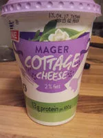 Mängden socker i Mager Cottage Cheese 2% fett