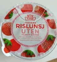 Mängden socker i Rislunsj jordbær uten tilsatt sukker