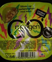 Mängden socker i Go' morgen sitron- og ingefæryoghurt med müsli