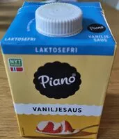 Mängden socker i Piano Vaniljesaus