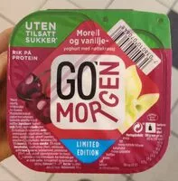 Mängden socker i Morell og vanilje yoghurt