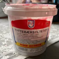 Mängden socker i Tyttebærsyltetøy
