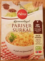 Mängden socker i hjemmelaget pariser-surkål