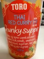 Mängden socker i Thai Red Curry chunky suppe