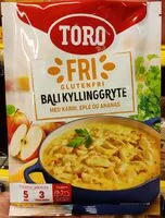 Mängden socker i Glutenfri Bali Kyllinggryte