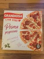 Mängden socker i Prima pepperoni pizza