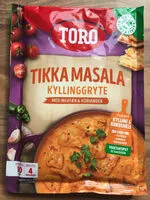 Mängden socker i Tikka Masala kyllinggryte