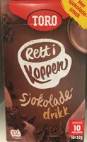 Mängden socker i Rett i koppen Sjokoladedrikk