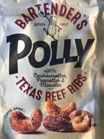 Mängden socker i Bartender's Texas Beef Ribs Nuts