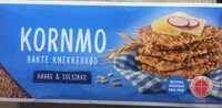 Mängden socker i Kornmo Bakte Knekkebrød Havre & Solsikke