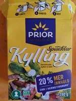 Mängden socker i Spiseklar Kylling