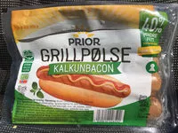 Mängden socker i Grillpølse Kalkunbacon