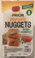 Mängden socker i Sprøbakte Nuggets