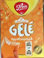 Mängden socker i Gelé Appelsinsmak