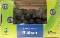 Mängden socker i Store & Friske Blåbær