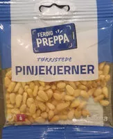 Mängden socker i Tørristede pinjekjerner