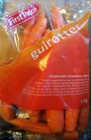 Mängden socker i Gulrøtter