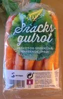 Mängden socker i Snacksgulrot