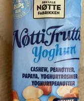 Mängden socker i NøttiFrutti yoghurt nøtter