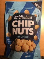 Mängden socker i Chip Nuts Salt & Prpper