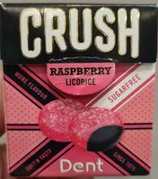 Mängden socker i Crush Raspberry Licorice