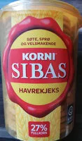 Mängden socker i Korni Sibas