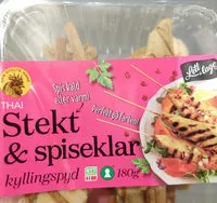 Mängden socker i thai kyllingspyd
