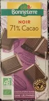 Mängden socker i 71 pour cent cacao