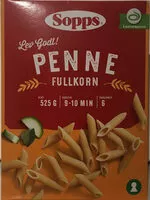 Mängden socker i Penne fullkorn