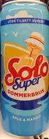 Mängden socker i Solo Super Sommerbrus Eple & Mango