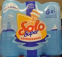 Mängden socker i Solo Super Sommerbrus Eple & Mango