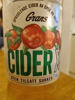 Mängden socker i Cider X