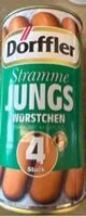 Mängden socker i Stramme Jungs Würstchen