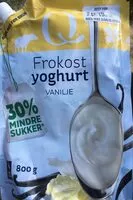 Mängden socker i Frokost Yoghurt vanilje