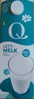 Mängden socker i Q Melk Lett 0,5%