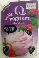 Mängden socker i Frokost Yoghurt Skogsbær