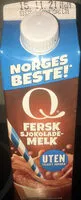 Mängden socker i Fersk Sjokolademelk uten tilsatt sukker